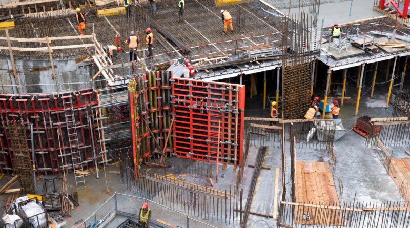 chantier d'un batiment