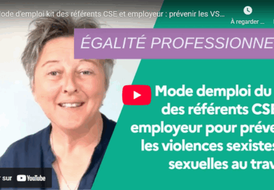 Un kit pour prévenir les violences sexuelles et sexistes au travail