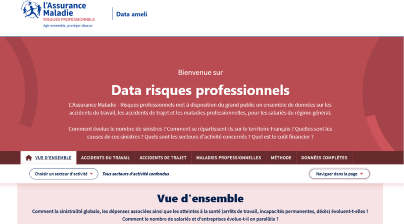 L’Assurance maladie rend les données d’accidents et de maladies professionnels accessibles en open data